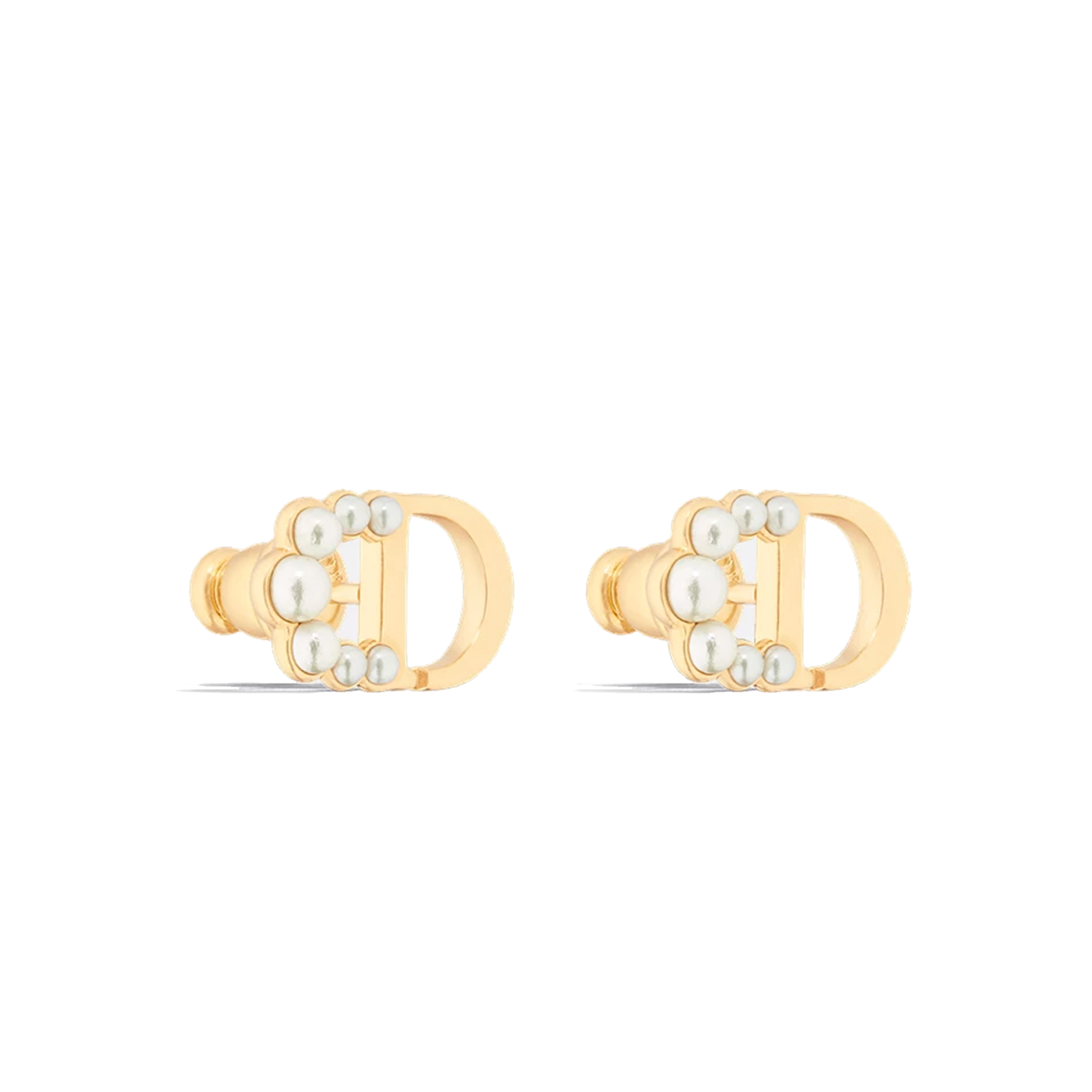 DIOR PETIT CD MINI STUD EARRINGS E3649WOMRS_D301